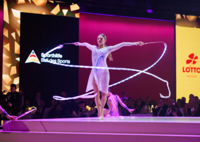 Anastasia Simakova (Rhythmische Sportgymnastik) 55. Ball des Sports, 21.02.2026, Festhalle Frankfurt am Main. Benefiz-Veranstaltung, Stiftung Deutsche Sporthilfe.