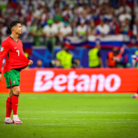 Cristiano Ronaldo (Portugal)
Frankfurt, 01.07.2024, Fussball, UEFA EURO 2024 in Deutschland, Achtelfinale, Portugal - Slowenien