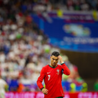 Cristiano Ronaldo (Portugal)
Frankfurt, 01.07.2024, Fussball, UEFA EURO 2024 in Deutschland, Achtelfinale, Portugal - Slowenien