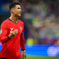Cristiano Ronaldo (Portugal)
Frankfurt, 01.07.2024, Fussball, UEFA EURO 2024 in Deutschland, Achtelfinale, Portugal - Slowenien