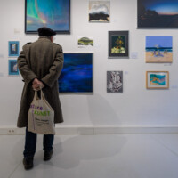 Wiesbaden Eröffnung der Kunstausstellung "Schatten und Licht" in der Schaustelle des Berufsverband Bildender Künstlerinnen und Künstler Wiesbaden