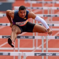 Goldenes Oval 2025 am 01.06.2025 im Heinz-Steyer-Stadion, Dresden. Gregory Minoue (GER)