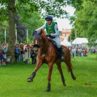 LONGINES PfingstTurnier Wiesbaden am 07.06.2025 im Schloßpark Biebrich Wiesbaden. Vier-Sterne-Vielseitigkeitsprüfung Geländeritt, Brandon Schäfer-Gehrau (GER) auf Very Special.